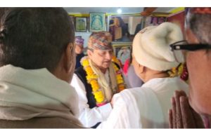 जनकपुरधाममा पूर्वराजा ज्ञानेन्द्र शाहको धार्मिक यात्रा