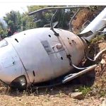 खोटाङमा हेलिकप्टर दुर्घटना: एक जना घाइते, ठूलो मानवीय क्षति टरेको