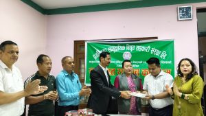 प्रगतिनगर सामुदायिक विद्युत् सहकारीको स्थापना दिवसमा रक्तदान कार्यक्रम