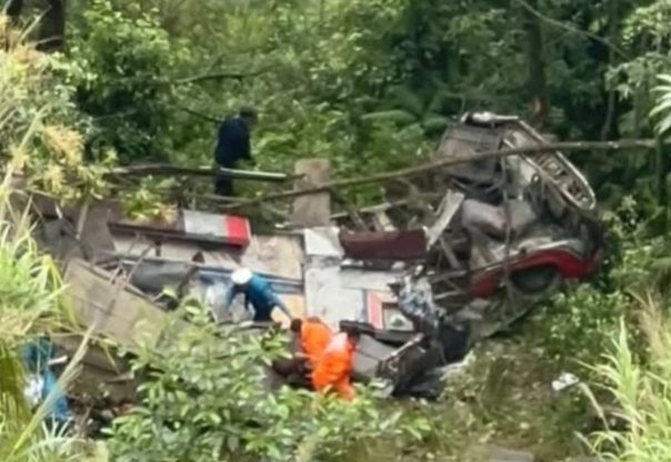 पोखराको स्कुल बस दुर्घटनामा ५ जनाको मृत्यु